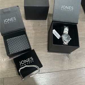 Jones New York Watch and Tennis Bracelet Gift Set